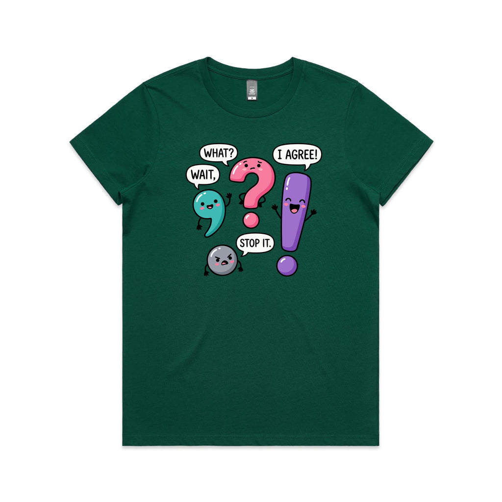 Funny Punctuation Women's AS Colour T-shirt