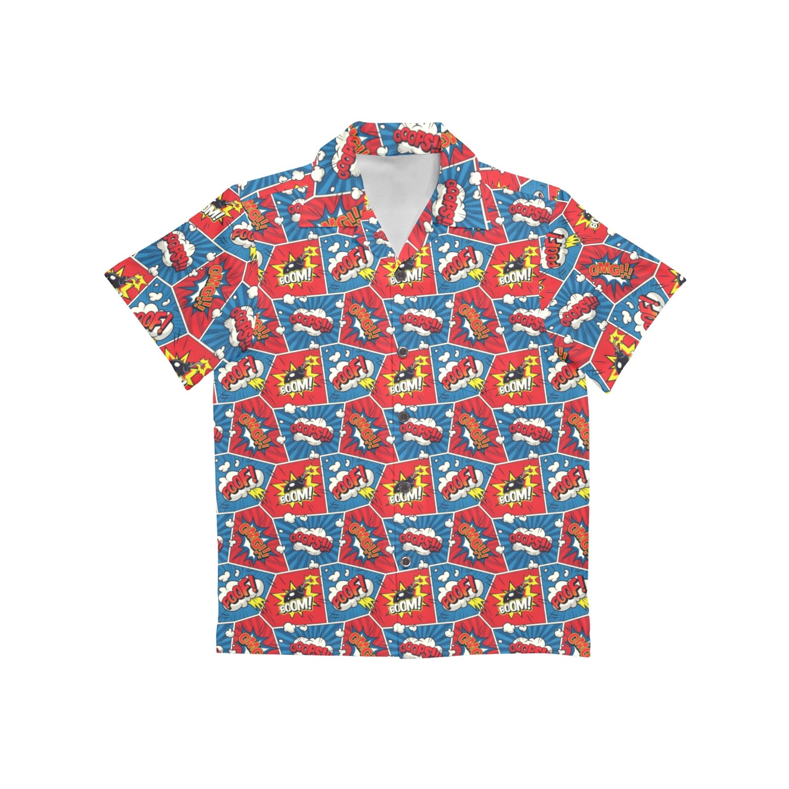 Comic Book Pop - Junior Kids Hawaiian Shirt