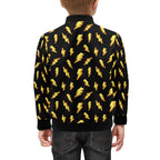 Lightning Bolts Kids Bomber Jacket Kids Bomber Jacket comic Printed Offshore