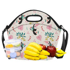 Toucans In Pink Neoprene Lunch Bag/Large (Model 1669) Neoprene Lunch Bag animal Printed Offshore