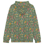 Groovy Retro Women's Full-Zip Hoodie