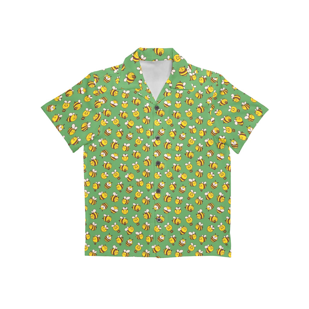 Busy Bees Junior Kids Hawaiian Shirt