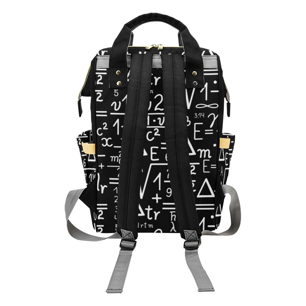 Mathematics - Multi-Function Backpack, Nappy / Diaper Bag