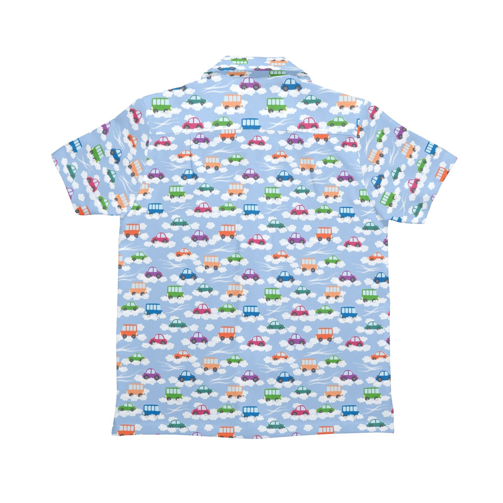 Colourful Cars Senior Kids Hawaiian Shirt