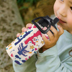 Whale 12oz Kids Water Bottle with Straw Lid