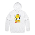 Stay Cool - Mens Hoodie White Mens Hoodie Printed In Australia