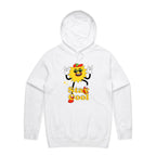 Stay Cool - Mens Hoodie White Mens Hoodie Printed In Australia