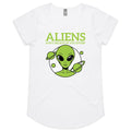 Aliens Don't Believe In You Either Women's AS Colour Scoop Neck T-Shirt