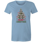 Koala Christmas Tree - Womens T-shirt