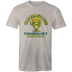 The Plant Life, Vegetarian - Mens T-Shirt Light Grey Mens T-shirt Plants Printed In Australia