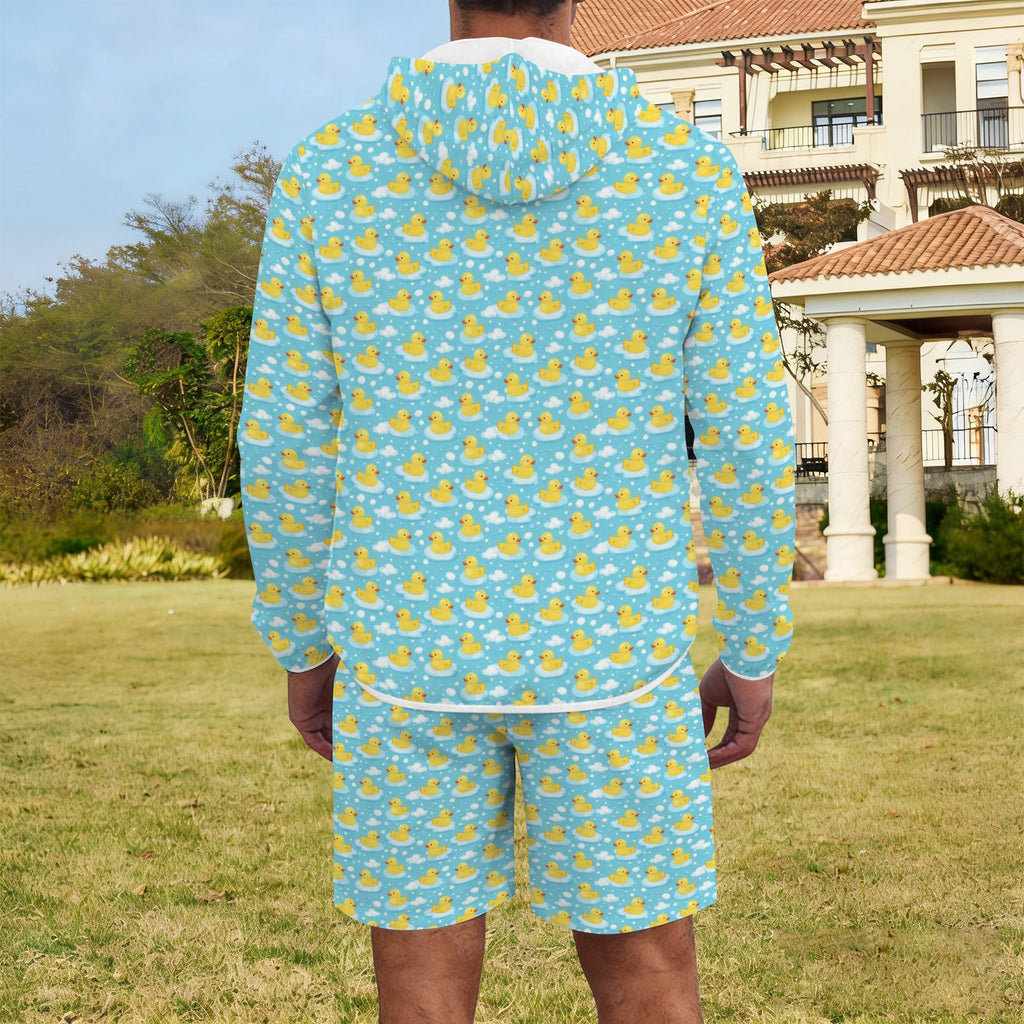 Rubber Ducks Men's Lightweight Sun Hoodie & Shorts Set