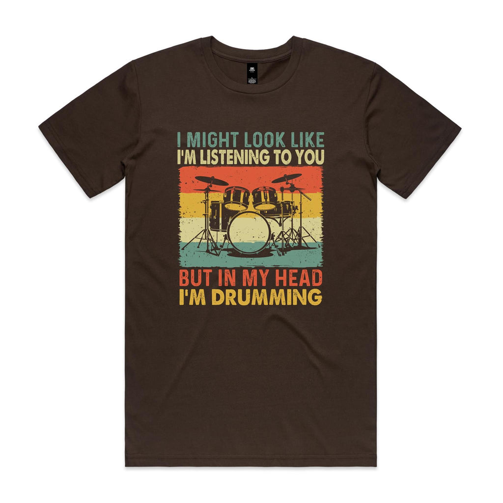In My Head I'm Drumming - Mens T-shirt