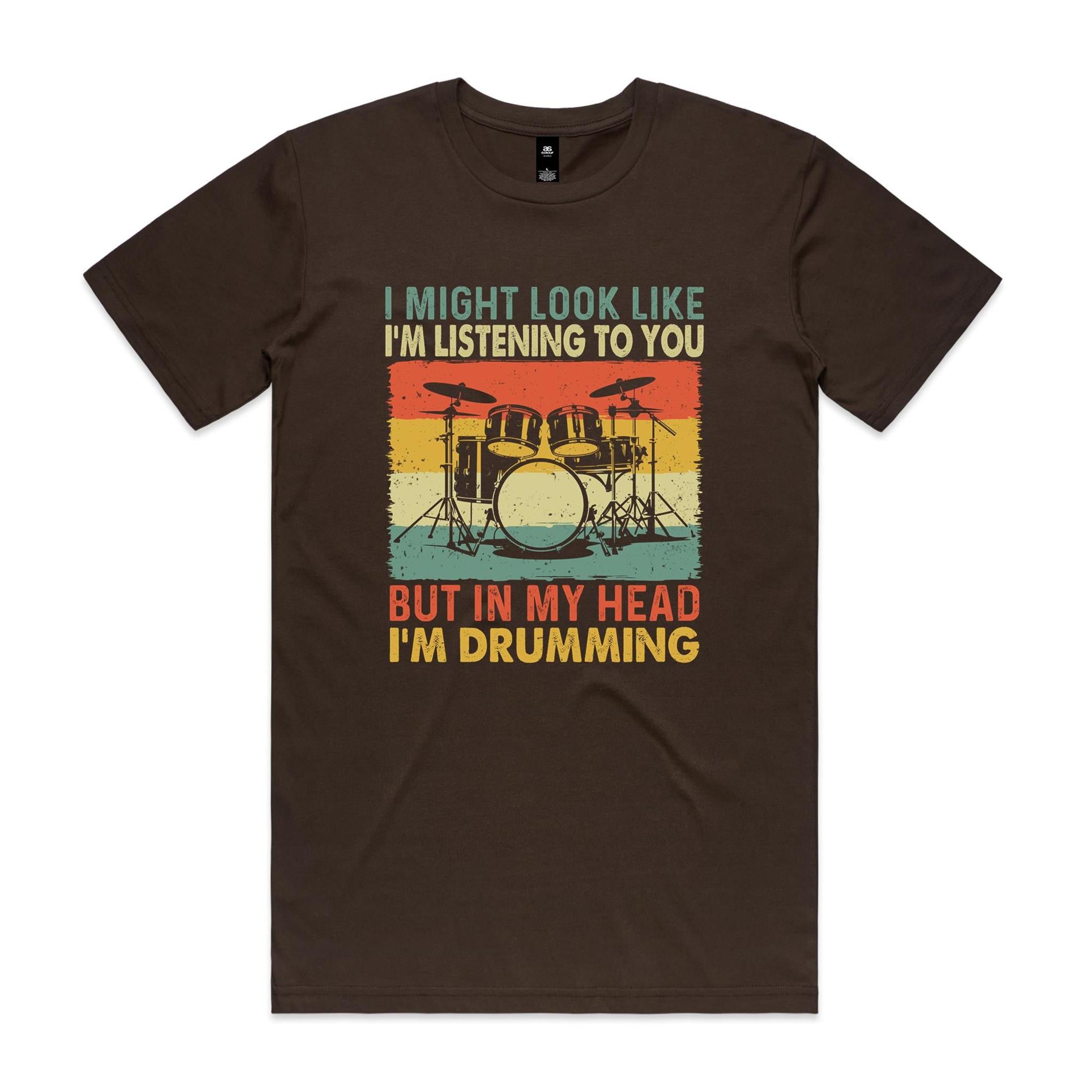 In My Head I'm Drumming - Mens T-shirt