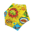 Comic Book Yellow Kids Safe Round Corner Umbrella One Size Kids Safe Round Corner Umbrella comic Printed Offshore