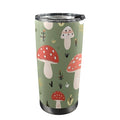 Toadstools 20oz Mobile Tumbler with Lid (Black Lock) One Size 20oz Travel Mug Printed Offshore