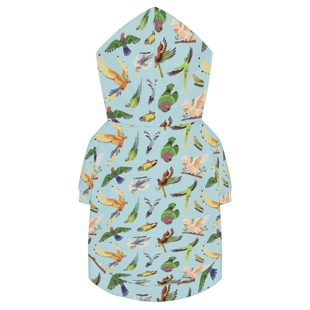 Parrots Pet Hoodie (Small Size)
