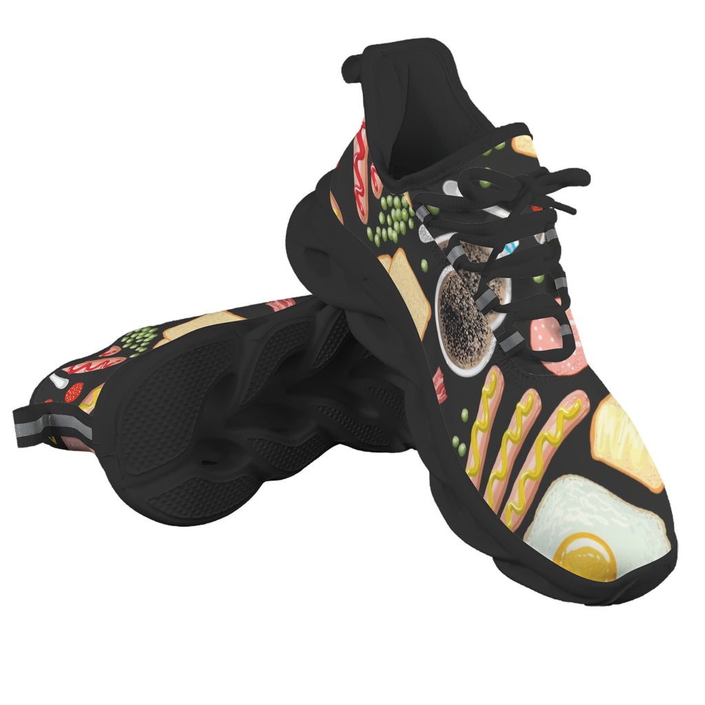 Breakfast Food Men's Twisted Sole Sneakers