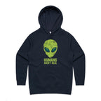 Alien, Humans Aren't Real Women's AS Colour Hoodie