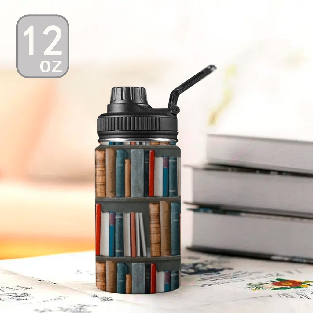 Books Kids Water Bottle with Chug Lid (12 oz) Kids Water Bottle with Chug Lid Printed Offshore Reading