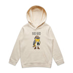 Bird Nerd 2 Kid's AS Colour Hoodie Ecru Kids Hoodie animal Birds Printed In Australia