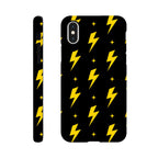 Yellow Lightning - Apple iPhone Tough case iPhone Tough Case comic Globally Fulfilled