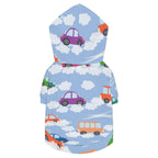 Colourful Cars Pet Hoodie (Small Size)
