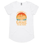 Chess, I Paused My Game To be Here - Womens Scoop Neck T-Shirt White Chess Games Printed In Australia