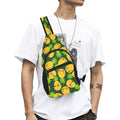 Cool Pineapples Chest Bag One Size Cross Body Chest Bag Food Printed Offshore