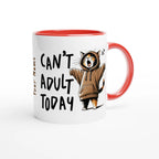 Personalise - Can't Adult Today - 11oz Ceramic Mug Personalised 11oz Mug animal Globally Fulfilled