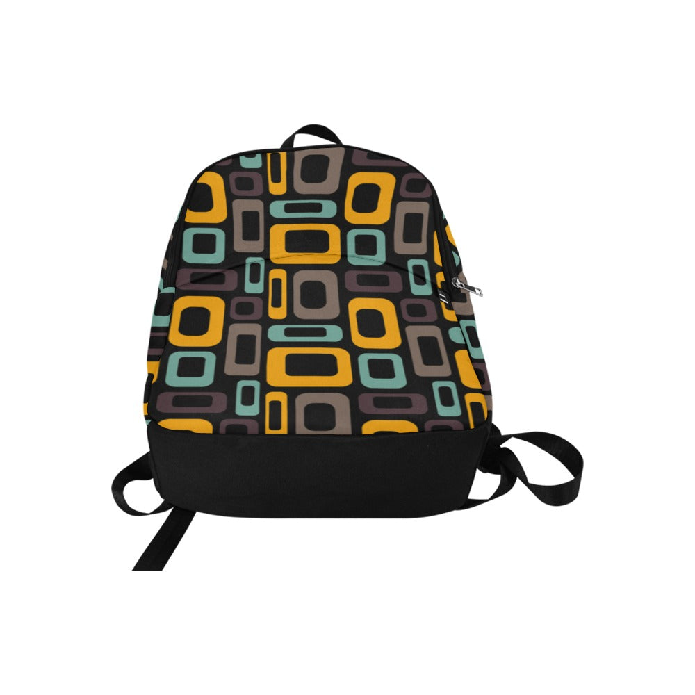 Retro Pattern - Fabric Backpack
