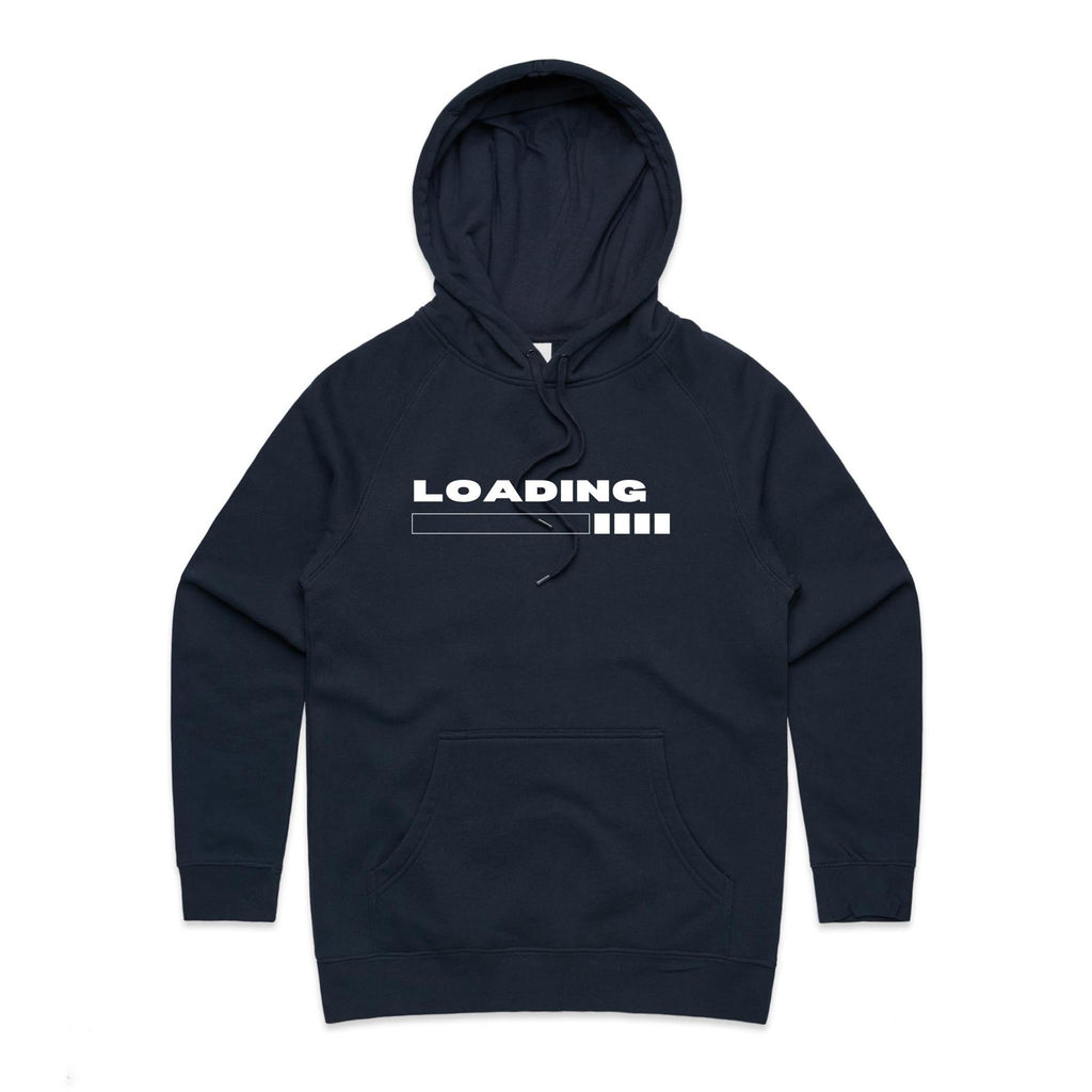 Loading - Womens Hoodie Navy Womens Hoodie Printed In Australia Tech