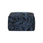 Blue Floral - Multi-Function Backpack, Nappy / Diaper Bag