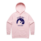 If A Bear Toots In The Woods, Trumpet Player - Womens Hoodie Pink Womens Hoodie animal Music Printed In Australia
