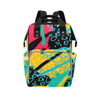 Bright And Colourful - Multi-Function Backpack, Nappy / Diaper Bag