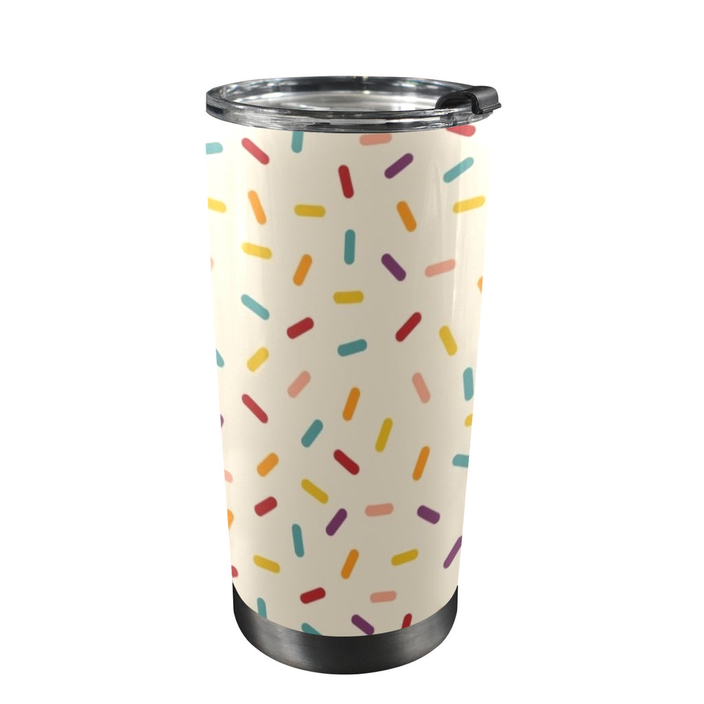 Sprinkles - 20oz Mobile Tumbler with Lid (Black Lock) One Size 20oz Travel Mug Food Printed Offshore