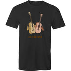 Don't Fret, Guitars - Mens T-Shirt Black Mens T-shirt Music Printed In Australia