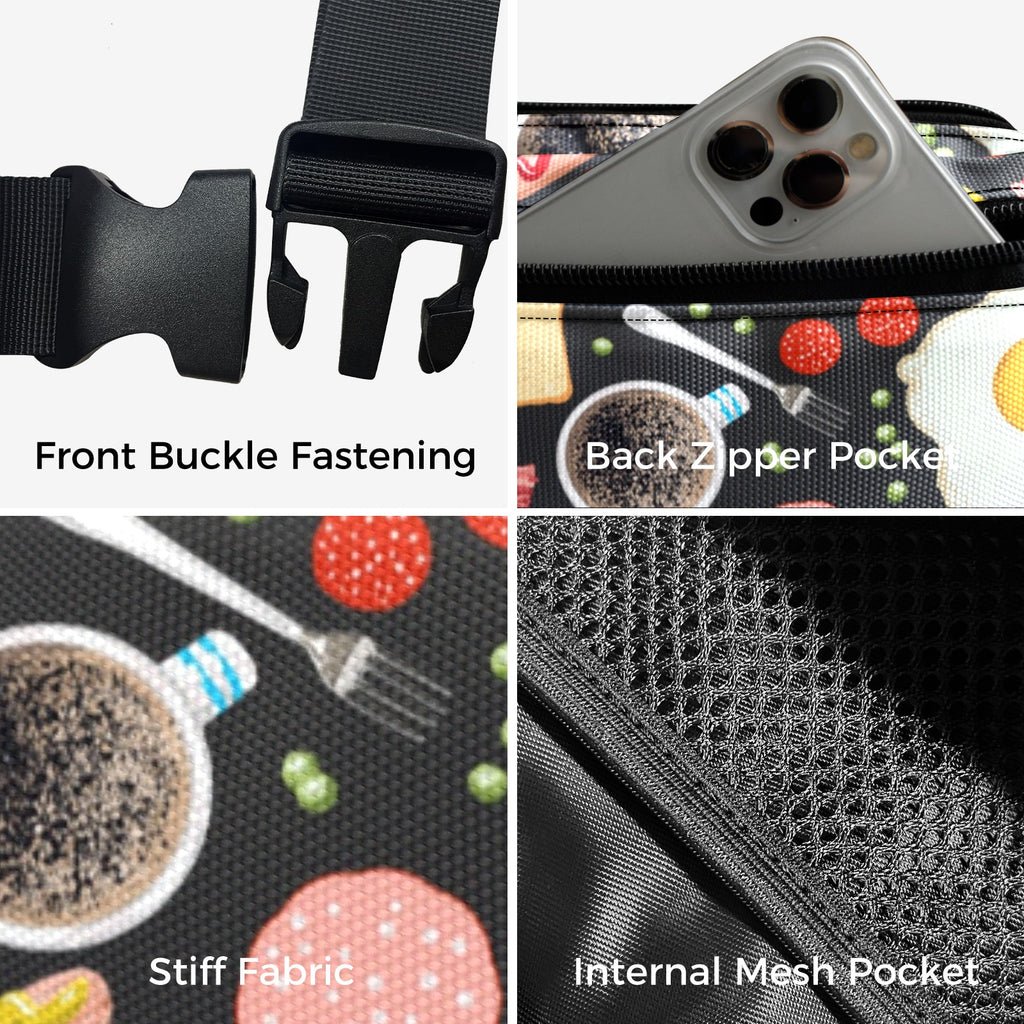 Breakfast Food - Belt Bag