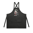 Retro Gamer AS Colour Carrie Apron Coal One Size Apron Games Printed In Australia