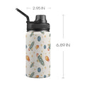 Rockets Kids Water Bottle with Chug Lid (12 oz) One Size Kids Water Bottle with Chug Lid Printed Offshore Space