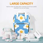 Fried Eggs - Multi-Function Backpack, Nappy / Diaper Bag