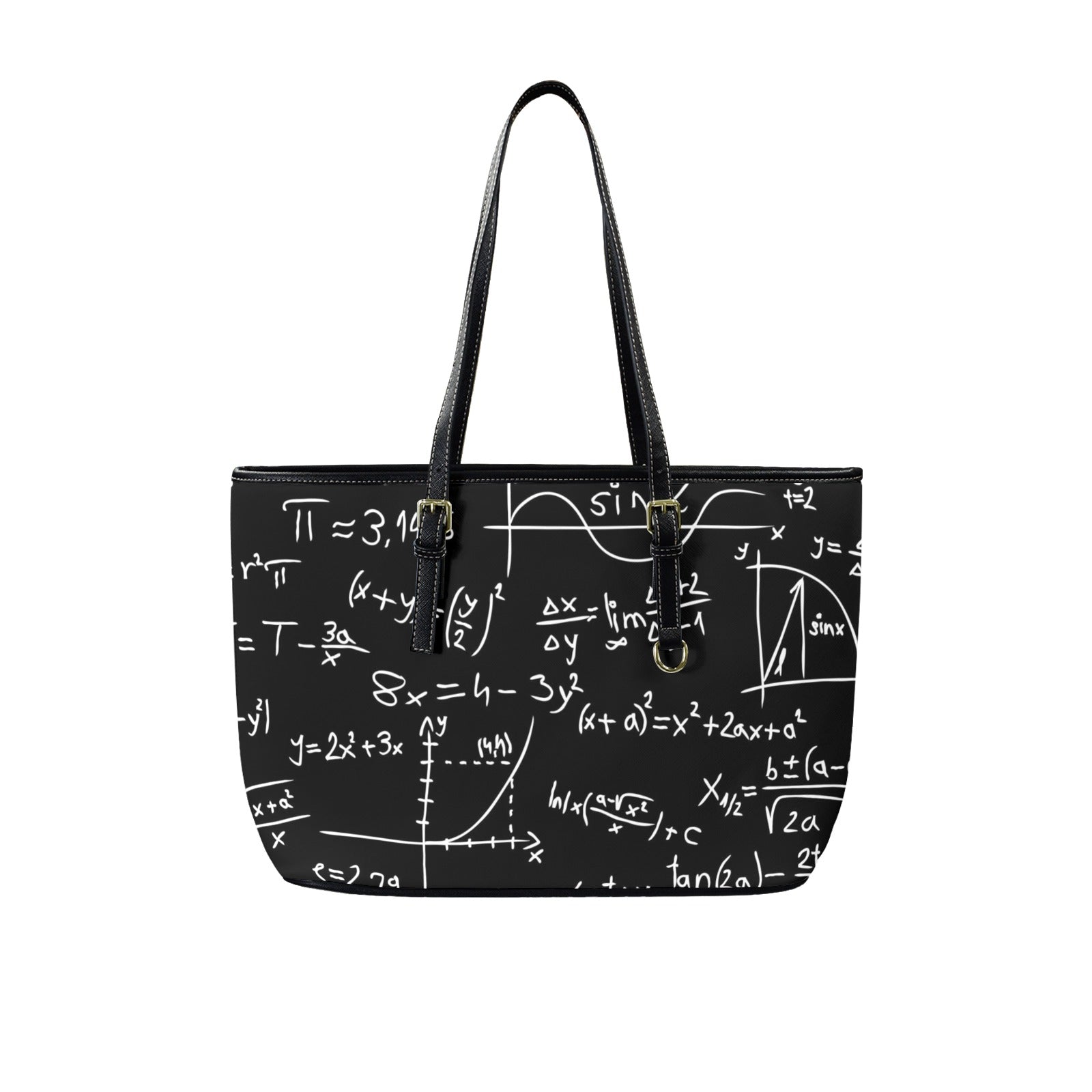 Equations - Leather Tote Bag-Large