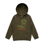 Astrocat, Cat Astronaut - Kids Hoodie Army Kids Hoodie Printed In Australia
