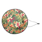 Vintage Hawaiian Floral Wide Brim Bucket Hat Wide Brim Bucket Hat Plants Printed Offshore