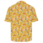 Trippy Floral Men's Crinkle Hawaiian Shirt
