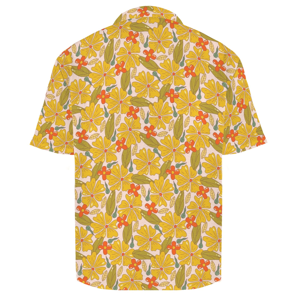 Trippy Floral Men's Crinkle Hawaiian Shirt