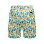 Pineapple Coconut Men's Mid-Length Beach Shorts Men's Mid-Length Beach Shorts Food Printed Offshore