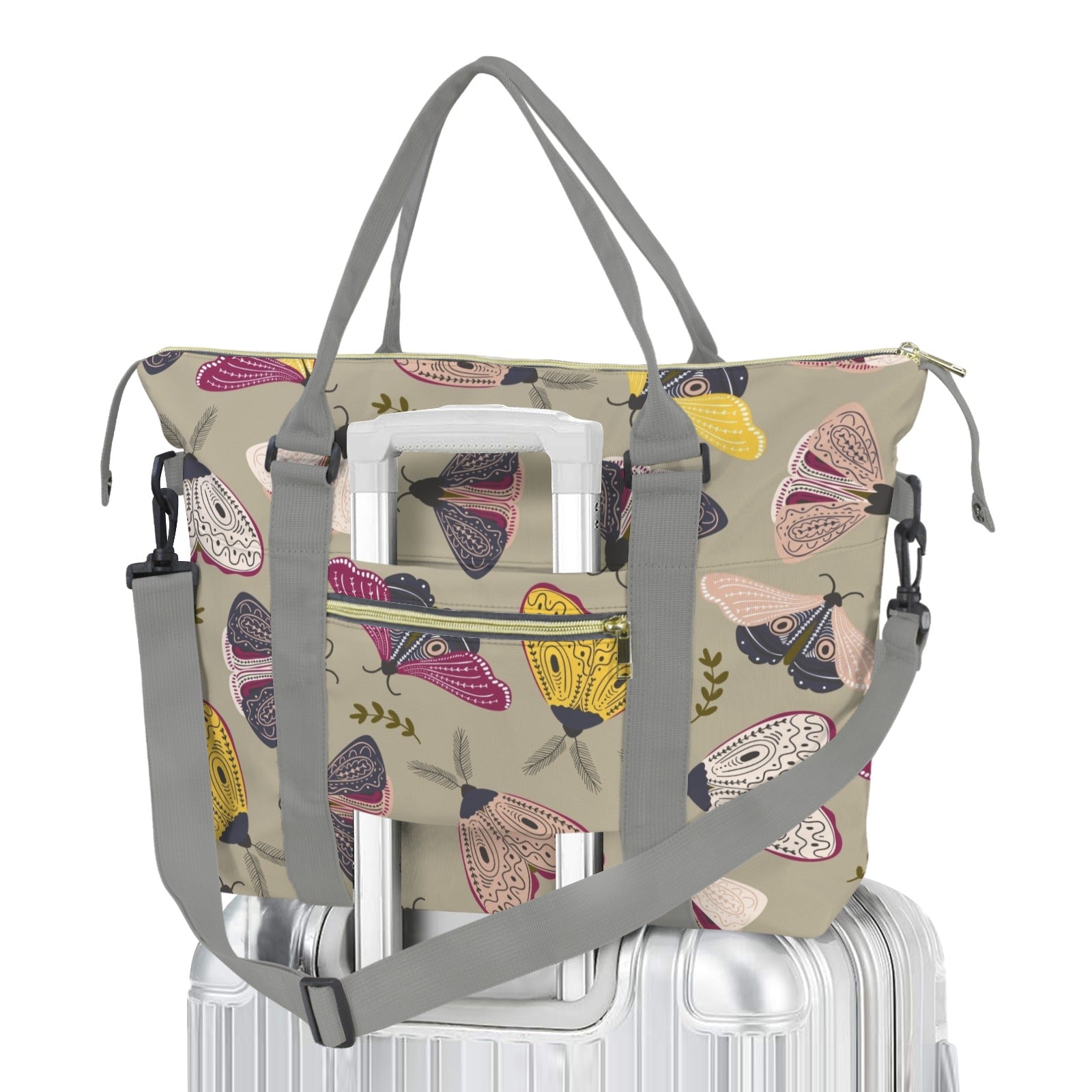 Pretty Moths Duffle Bag-Simple (Model 1715) One Size Duffle Bag-Simple (1715)