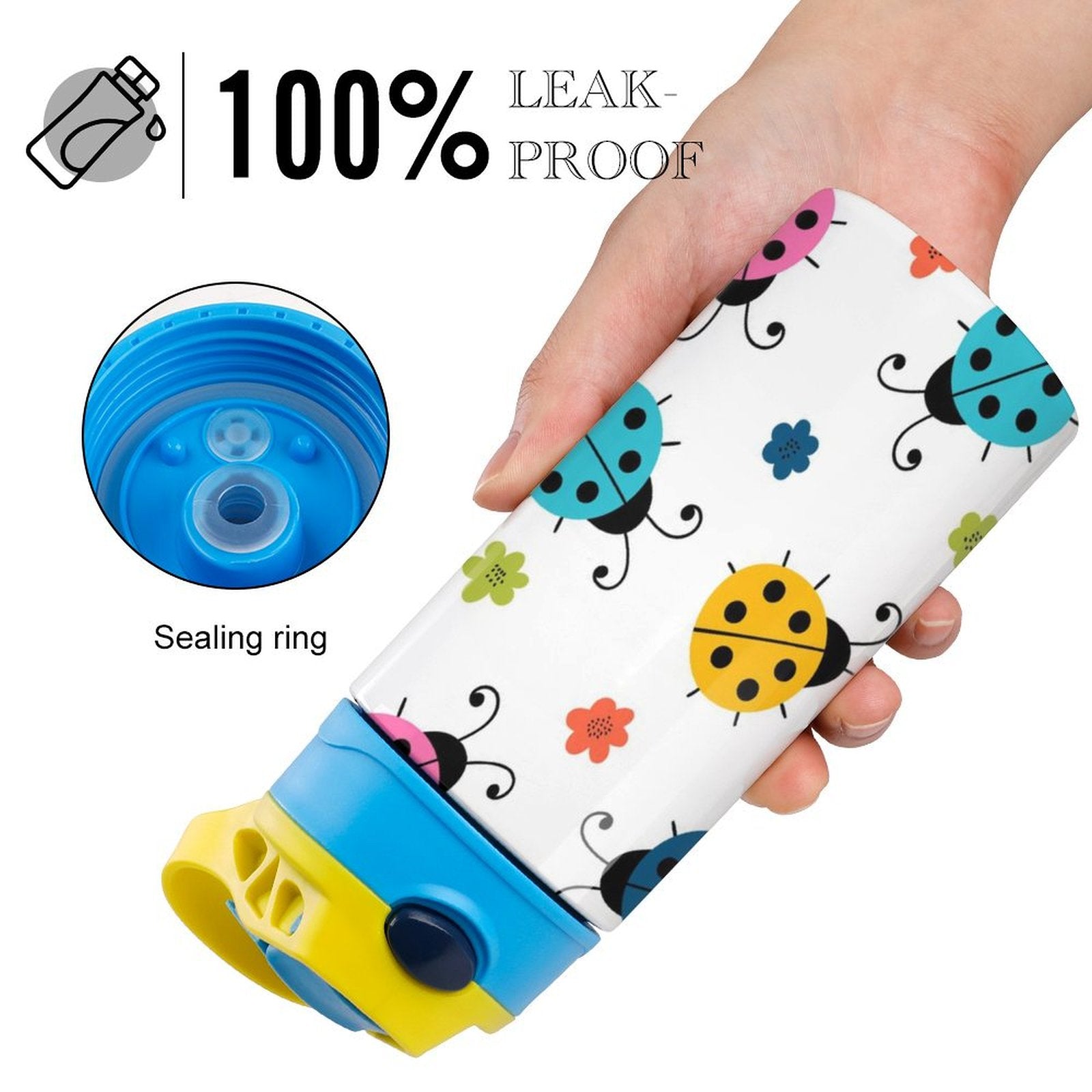 Ladybugs - Little Kids Water Bottle Little Kids Water Bottle Printed Offshore