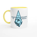 Personalise - Ice-Osceles - White 11oz Ceramic Mug Ceramic Yellow Personalised Mug customise Globally Fulfilled Maths personalise Science