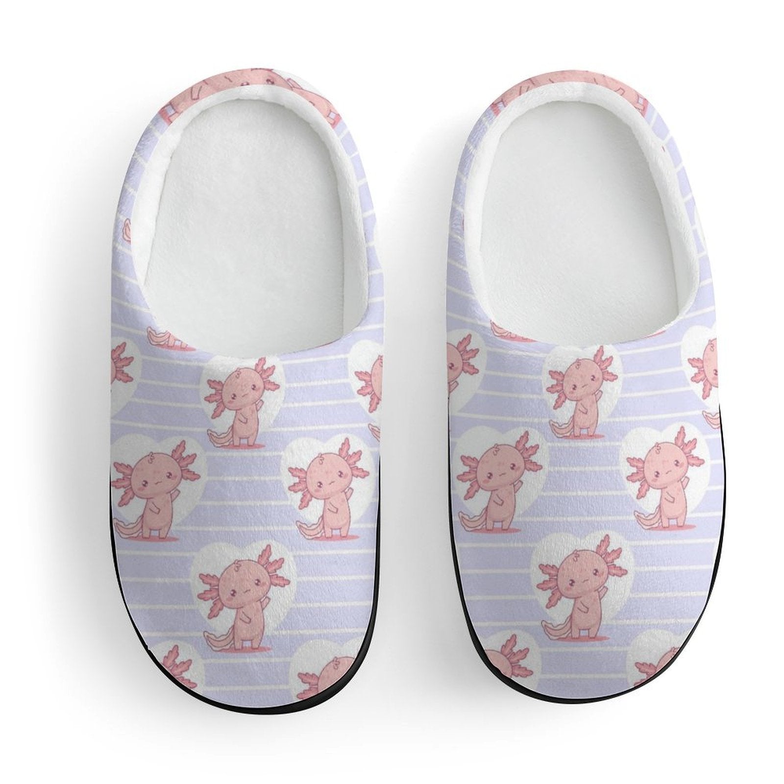Axolotl Love Kids Cotton Slippers